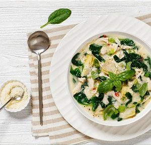 Spinach Shredded Chicken